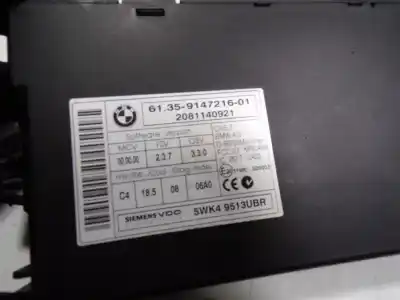 Second-hand car spare part electronic module for bmw serie m6 coupe (e63) basis oem iam references 61359395657  914721601