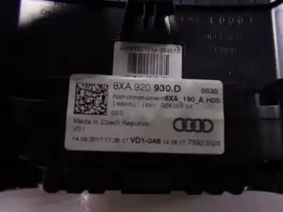 Автозапчасти б/у приборная доска за audi a1 (8xk) 1.0 tfsi ссылки oem iam 8xa920930d  8xa920930d