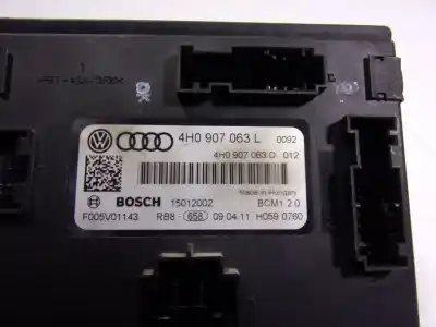 Автозапчастина б/у електронний модуль для volkswagen touareg (7p5) 3.0 v6 tdi dpf посилання на oem iam 4h0907063lz05  4h0907063l