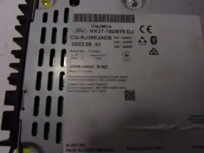 Автозапчастина б/у аудіо система / радіо cd для ford transit furgón (tts) 2.0 tdci cat посилання на oem iam 2639623  kk3t18d815dj