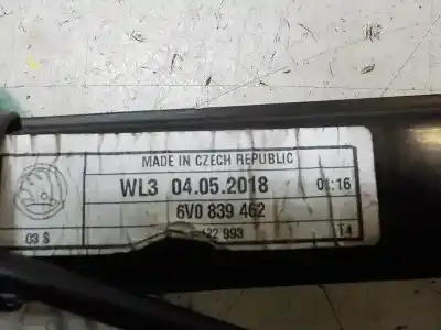 Автозапчастина б/у регулятор скла заднього правого для skoda fabia active посилання на oem iam 6v0839462  6v0839462