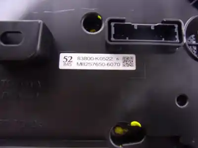 Автозапчастина б/у панель інструментів для toyota yaris cross 1.5 vvti 16 v 55 kw посилання на oem iam 83800k0301  83800k0522