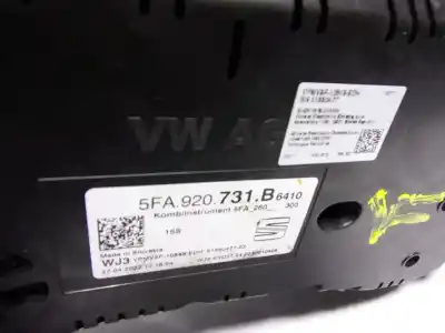 Автозапчастина б/у панель інструментів для seat leon (kl1) 2.0 tdi посилання на oem iam 5fa920731b  5fa920731b