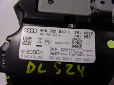 Автозапчастина б/у панель інструментів для audi a8 (4h) 4.2 tdi quattro largo посилання на oem iam 4h0920810dx  4h0920810d