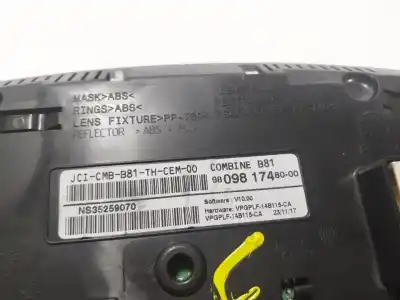 Second-hand car spare part dashboard for citroen ds5 1.6 blue-hdi fap oem iam references 9809756380