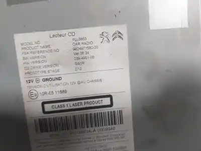 Second-hand car spare part gps navigation system for citroen ds5 1.6 blue-hdi fap oem iam references 1629119280