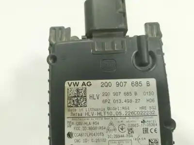 Автозапчастина б/у електронний модуль для seat alhambra (711) 1.4 16v tsi посилання на oem iam 2q0907685b  