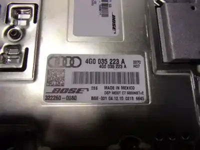 Автозапчастина б/у електронний модуль для audi a8 (4h) 4.2 tdi quattro largo посилання на oem iam 4g0035223a  4g0035223a