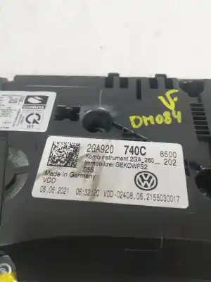 Second-hand car spare part dashboard for volkswagen t-roc (a11, d11) 1.0 tsi oem iam references 2ga920740c  740c8500