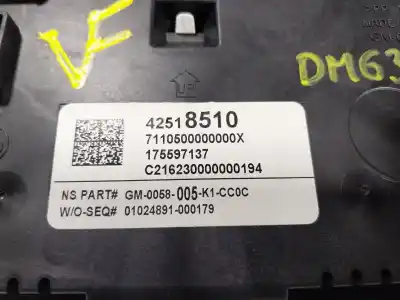 Peça sobressalente para automóvel em segunda mão quadrante por opel mokka 1.6 cdti dpf referências oem iam 42518510 42573265 