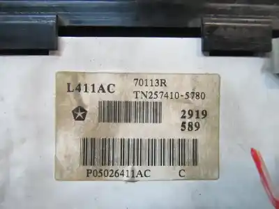 Peça sobressalente para automóvel em segunda mão quadrante por chrysler 300 m (lr) 2.7 cat referências oem iam   
