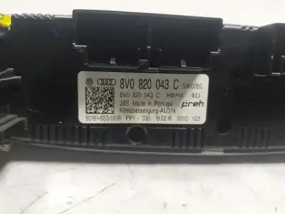 Автозапчасти б/у климат-контроль за audi a3 (8v) 2.0 16v tdi ссылки oem iam 8v0820043cimj  8v0820043c