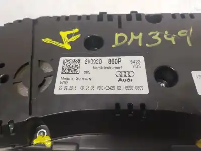 Автозапчастина б/у панель інструментів для audi a3 (8v) 2.0 16v tdi посилання на oem iam 8v0920860p  8v0920860p