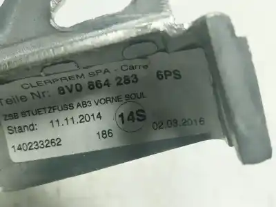 Автозапчастина б/у центральний подлокник для audi a3 (8v) 2.0 16v tdi посилання на oem iam 8v0864207se6  8v0864283