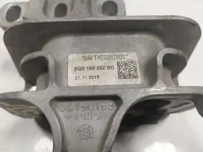 Second-hand car spare part right engine support for seat leon (5f1) 1.2 tsi oem iam references 5q0199262bd 5wa199262b 5q0199262bd