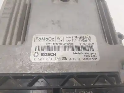 Автозапчастина б/у ебу контролер двигуна для ford transit courier b460 monospace 1.5 tdci посилання на oem iam 2032181  ft7a12a650ub