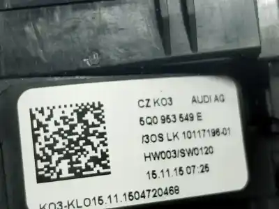 Автозапчасти б/у кольцо подушки безопасности за audi a3 sedán (8vm) 1.4 16v tfsi act ссылки oem iam 5q0953549e  5q0963549