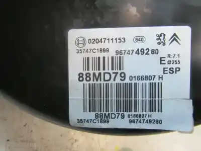 Peça sobressalente para automóvel em segunda mão servo freio por citroen c4 lim. white attraction referências oem iam 4535er 0204711153 9674749280