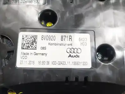 Second-hand car spare part dashboard for audi a3 sedán (8vm) 1.4 16v tfsi act oem iam references 8v0920871r  8v0920871r
