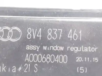 Автозапчастина б/у регулятор вікна передній лівий для audi a3 sedán (8vm) 1.4 16v tfsi act посилання на oem iam 8v4837461  