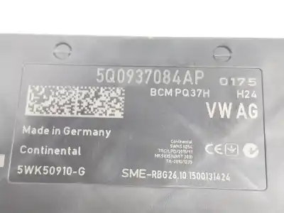 Автозапчасти б/у электронный модуль за audi a3 sedán (8vm) 1.4 16v tfsi act ссылки oem iam 5q0937084apz00 5q0937084chz00 5q0937084