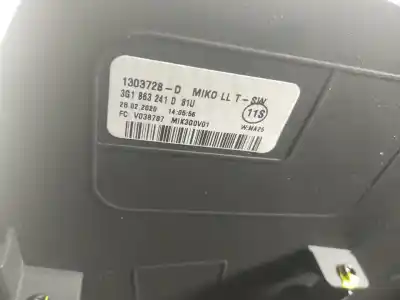 Автозапчастина б/у центральний подлокник для volkswagen arteon (3h7, 3h8) 2.0 tdi посилання на oem iam 3g0864207aamj  1303728d