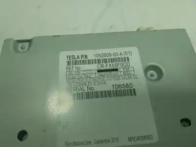 Second-hand car spare part audio system / radio cd for tesla model s p oem iam references   105260900a