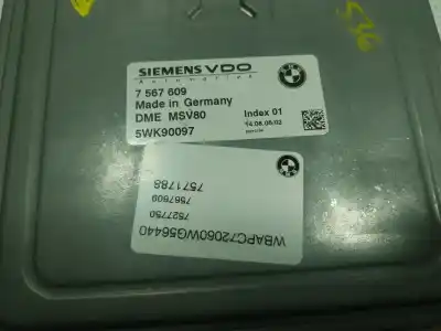 Second-hand car spare part ecu engine control for bmw x3 (e83) 2.5si oem iam references 12147602216  7567609