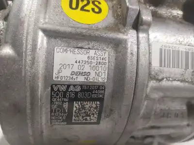 Автозапчасти б/у компрессор кондиционера воздуха за audi q3 (8ug) 2.0 16v tdi ссылки oem iam 5q0816803d  5q0816803