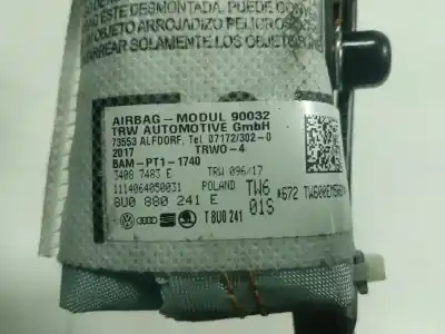 Автозапчасти б/у левая боковая подушка безопасности за audi q3 (8ug) 2.0 16v tdi ссылки oem iam 8u0880241e  8u0880241