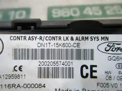 Автозапчастина б/у електронний модуль для ford fiesta (ccn) titanium посилання на oem iam 2107388  dn1t15k600ce