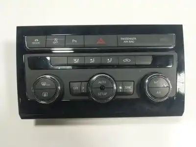 Peça sobressalente para automóvel em segunda mão comando de sofagem (chauffage / ar condicionado) por seat leon (5f1) fr referências oem iam 5f0907044akyms