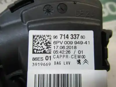 Автозапчастина б/у педальний потенціометр для citroen c-elysée exclusive посилання на oem iam 1601cw  