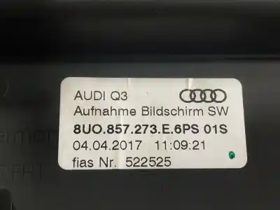 Tweedehands auto-onderdeel multifunctioneel display voor audi q3 (8ug) 2.0 16v tdi oem iam-referenties 8u0919603a  8u0857273