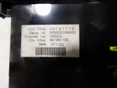 Second-hand car spare part multifunction display for volvo c30 2.4 20v diesel oem iam references 36001469  30797719