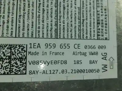 Автозапчасти б/у блок управления подушками безопасности за audi q4 e-tron aq4e f4bac3 ссылки oem iam 1ea959655ce  1ea959655