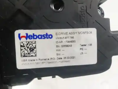 Автозапчастина б/у електричний двиг на дах для audi q4 e-tron aq4e f4bac3 посилання на oem iam 3g5877795  3g5877796