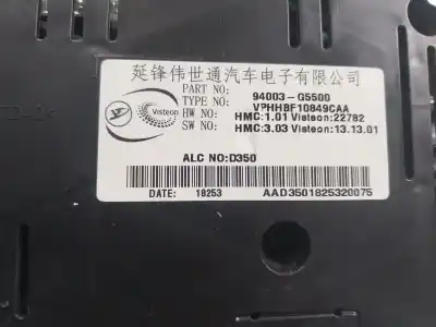 Peça sobressalente para automóvel em segunda mão quadrante por kia niro concept referências oem iam 94003g5500  94003g5500