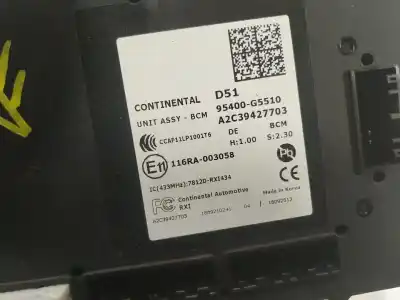 Pezzo di ricambio per auto di seconda mano modulo elettronico per kia niro concept riferimenti oem iam 95400g5510  95400g5510