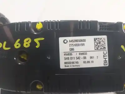 Second-hand car spare part climate control for smart forfour ev eq 17.6 kwh oem iam references a4539050600  a4539050600