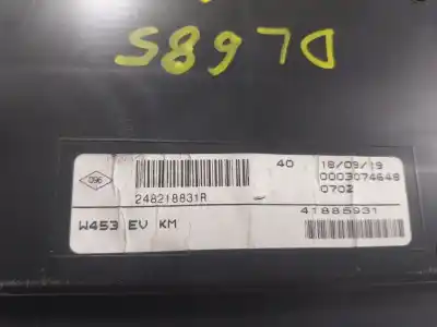 Second-hand car spare part dashboard for smart forfour ev eq 17.6 kwh oem iam references a4539003705  248218831r