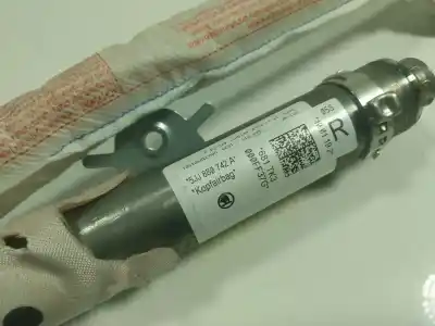 Автозапчастина б/у передня права подушка безпеки для skoda spaceback (5h) 1.0 tsi посилання на oem iam 5jj880742a  5jj880742a