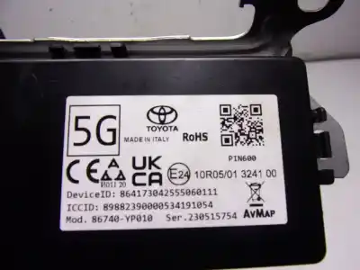 Автозапчасти б/у электронный модуль за toyota yaris cross 1.5 vvti 16 v 55 kw ссылки oem iam   86740yp010