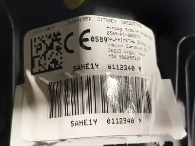 Автозапчасти б/у передняя левая подушка безопасности за citroen c5 aircross (a_) 1.5 bluehdi 130 (acyhzj, acyhzr) ссылки oem iam 98223378zd  98223378