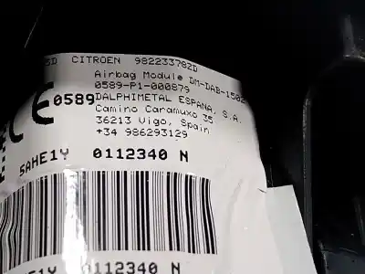 Автозапчасти б/у передняя левая подушка безопасности за citroen c5 aircross (a_) 1.5 bluehdi 130 (acyhzj, acyhzr) ссылки oem iam 98223378zd  98223378