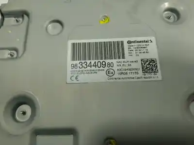 Second-hand car spare part audio system / radio cd for citroen c5 aircross (a_) 1.5 bluehdi 130 (acyhzj, acyhzr) oem iam references 1648415980  9833440980