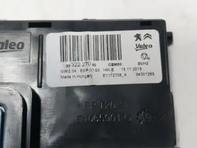 Second-hand car spare part electronic module for citroen c5 aircross (a_) 1.5 bluehdi 130 (acyhzj, acyhzr) oem iam references 1690047480  9832227080