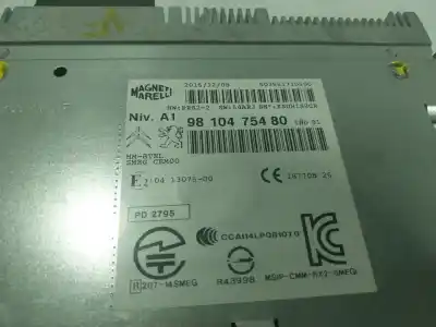 Автозапчастина б/у аудіо система / радіо cd для citroen c4 cactus 1.6 bluehdi 100 посилання на oem iam 1613228980  9810475480