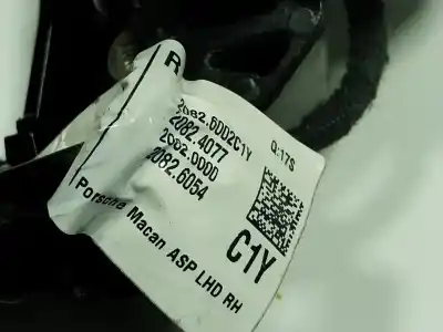 Автозапчастина б/у правий задний огляд для porsche macan (typ ) 3.0 v6 tdi cat посилання на oem iam 95b857528g2x 95b857540 95b857508