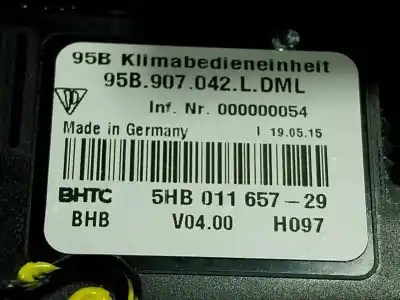 Автозапчастина б/у клімат-контроль для porsche macan (typ ) 3.0 v6 tdi cat посилання на oem iam 95b907040fdml  95b907040